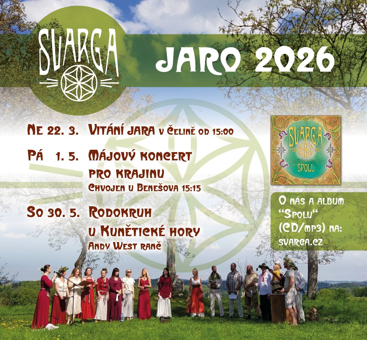 Plakát SVARGA jaro 2026